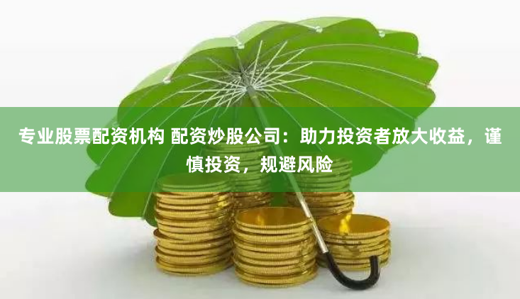 专业股票配资机构 配资炒股公司：助力投资者放大收益，谨慎投资，规避风险