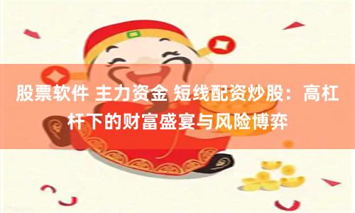 股票软件 主力资金 短线配资炒股：高杠杆下的财富盛宴与风险博弈